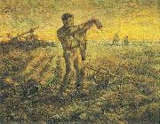 Vincent Van Gogh The End of the Day painting